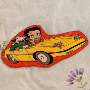 Vintage Betty Boop 1986 Pencil Case Mini Bag Car